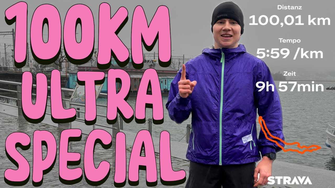 Ich laufe 100 METER für jeden ABONNENTEN - 100KM ULTRAMARATHON | Pascal Laufstreak 