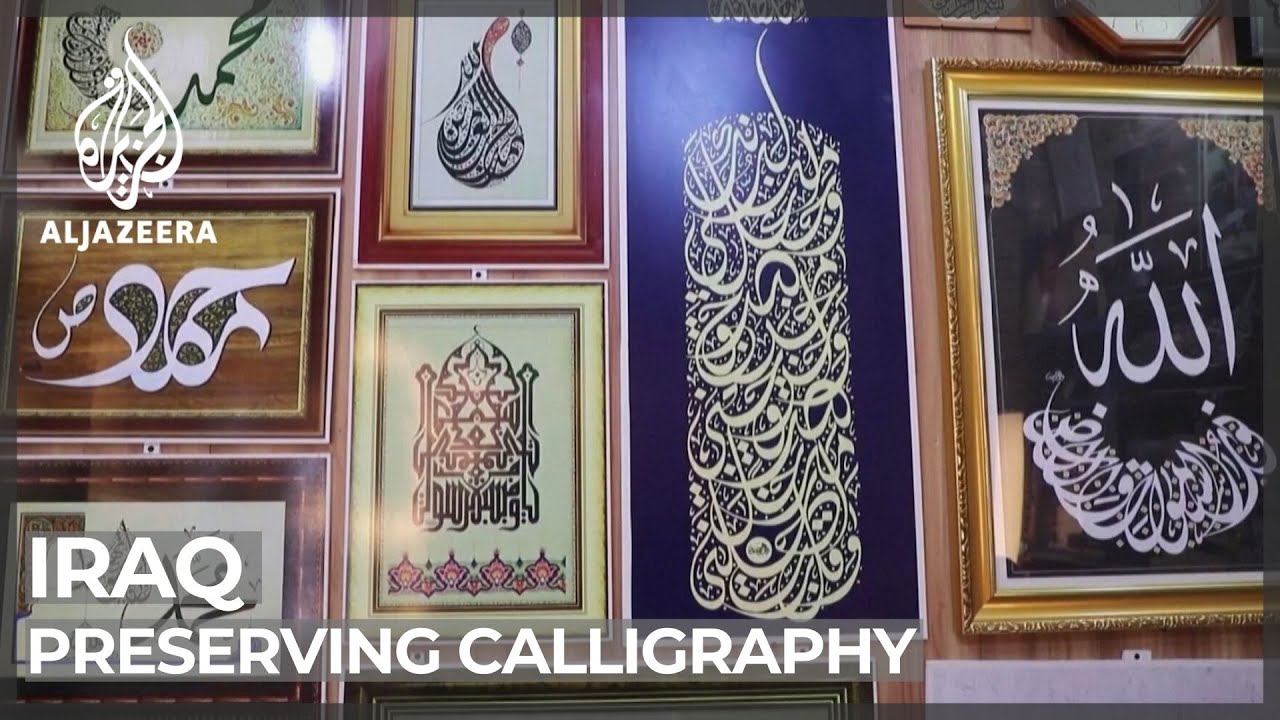 !raq's calligraphy threatened by decline in profits, modern techniques