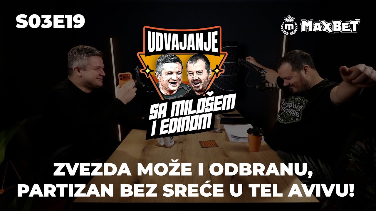 MAXBET Udvajanje S03E19 - Zvezda može i odbranu, Partizan bez sreće u Tel Avivu!