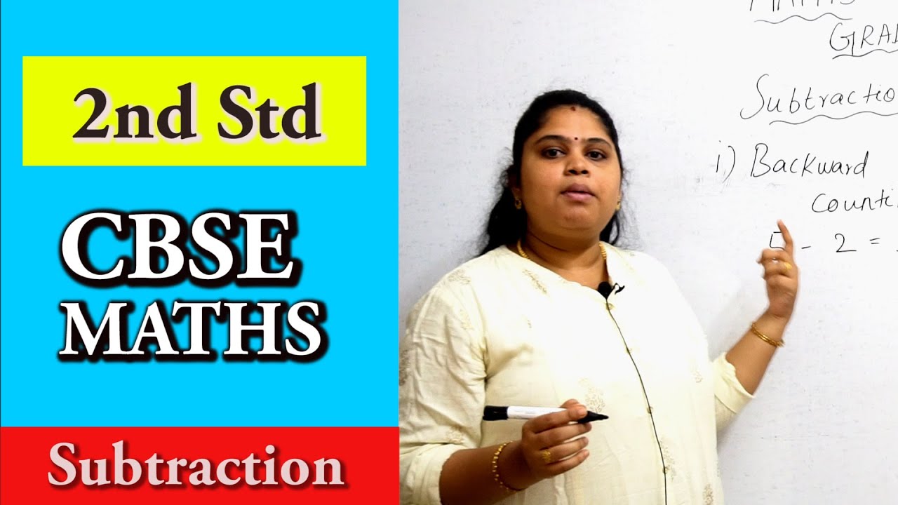 2nd Std CBSE Maths Syllabus - Subtraction | Cbse NCERT 2 std Maths | 2nd Maths CBSE I Episode - 15