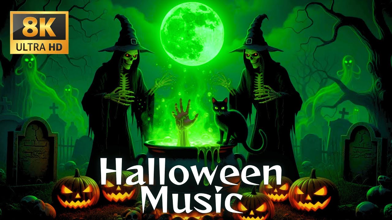 Halloween Party Music 2025 🎃 Spooky Relaxing Background Ambience ~ Relaxing Haunted Songs Mix