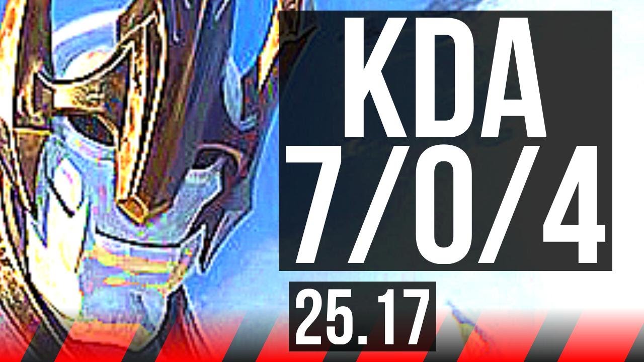 GALIO vs ORNN (TOP) | 7/0/4, Godlike | EUW Diamond | 25.17