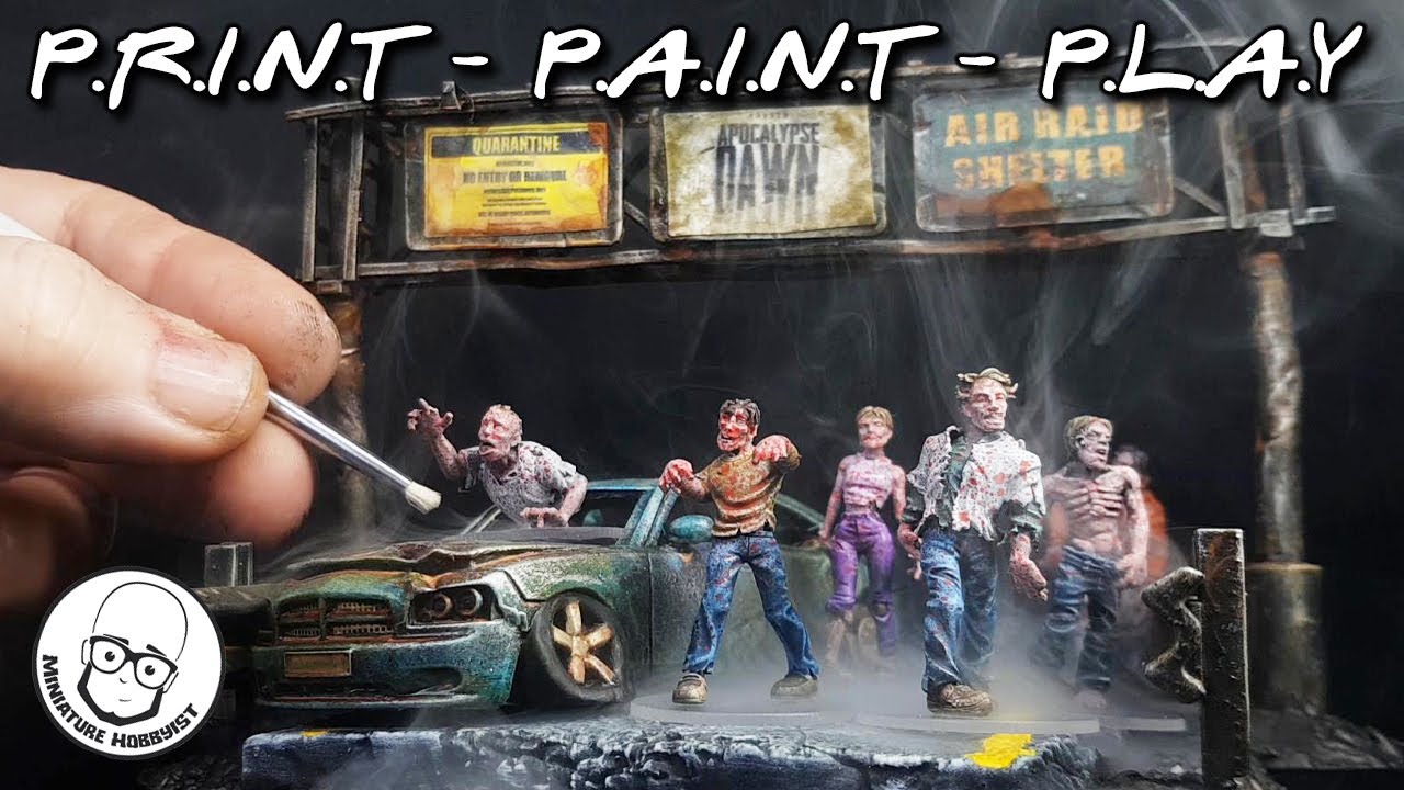 Slapchop Your Way To Painting Zombies With GSW Dipping Inks!