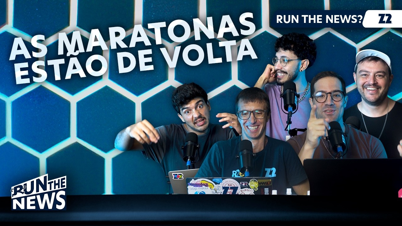 AS MARATONAS VOLTARAM! ft. ANDRÉ DEREH | RUN THE NEWS! | EP51