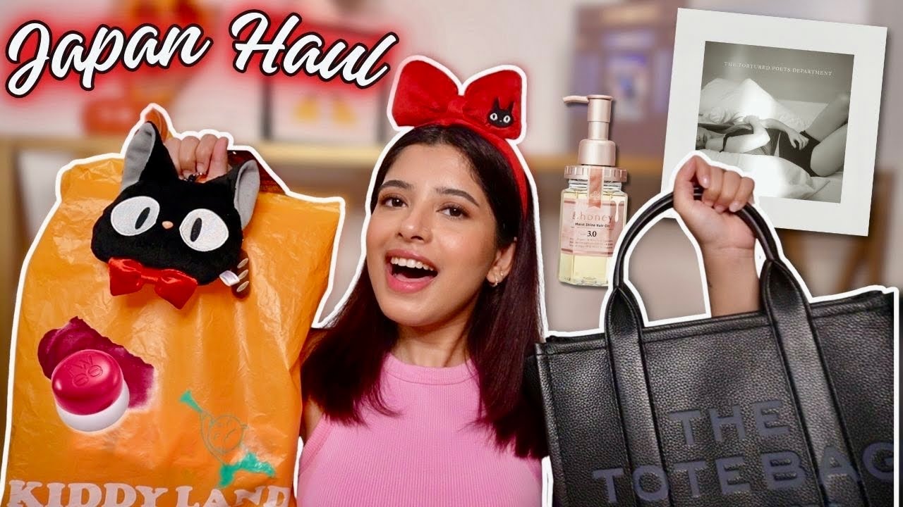 Japan Haul: Viral beauty products, BTS & Taylor Swift Albums, Designer bag | Anindita Chakravarty