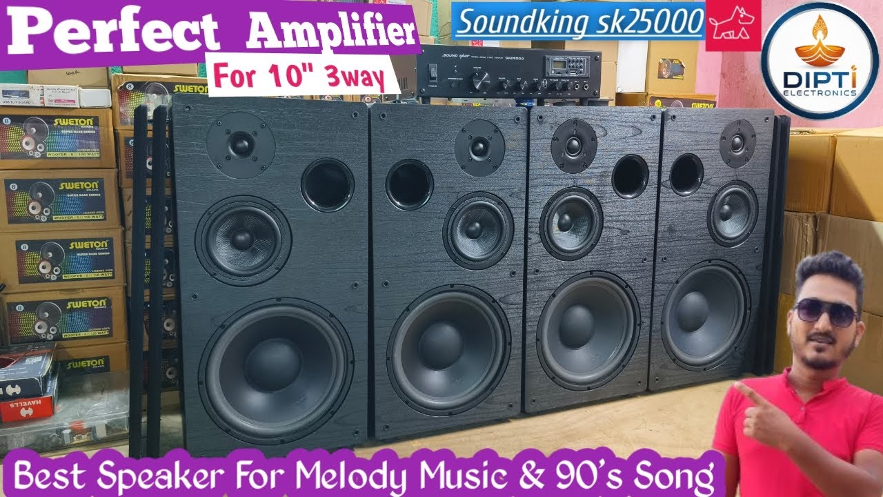 Best Amplifier For 10inch 3way Speaker 