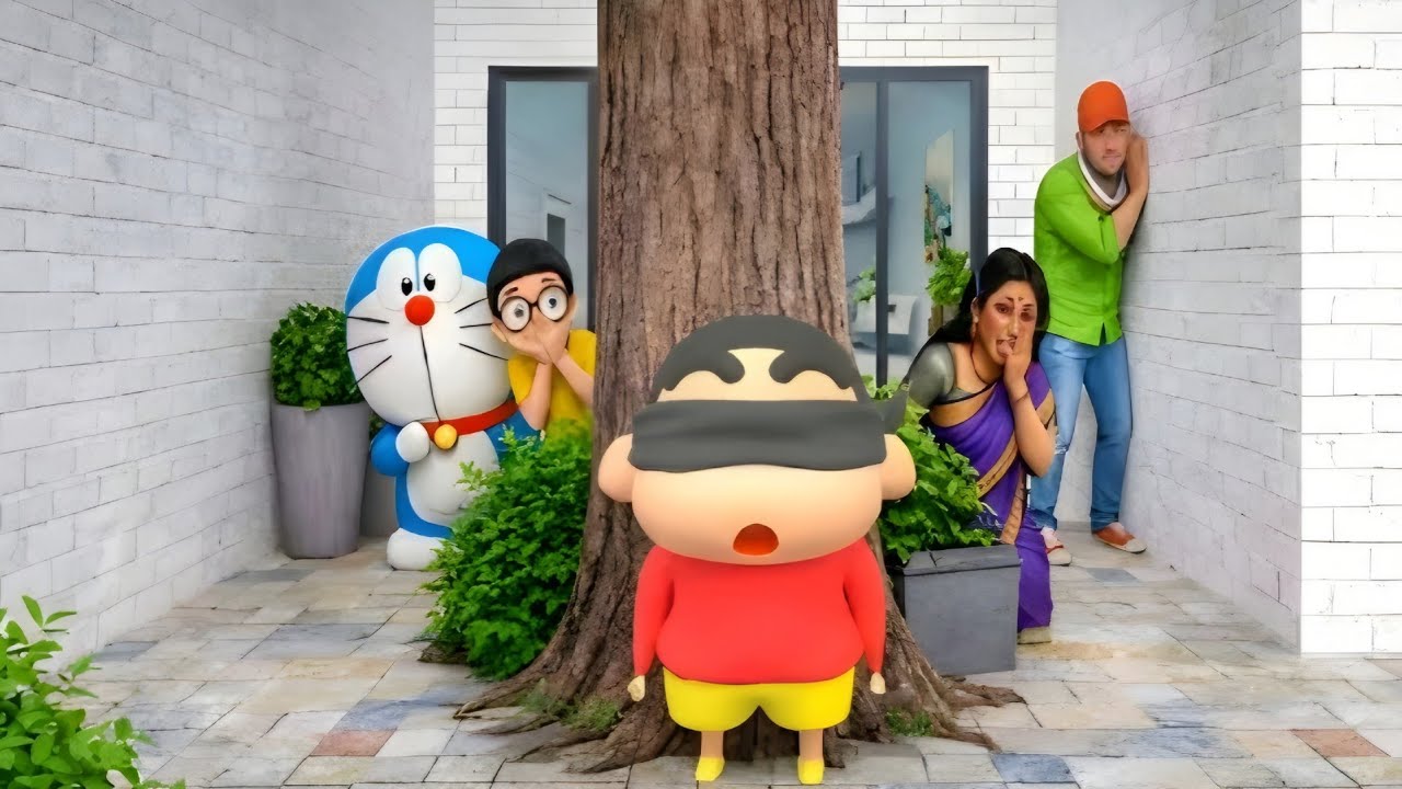 💥Hide & Seek Game Play By Jack Or Shinchan & Deromon Or Nobita In Indian Theft Auto Simulator