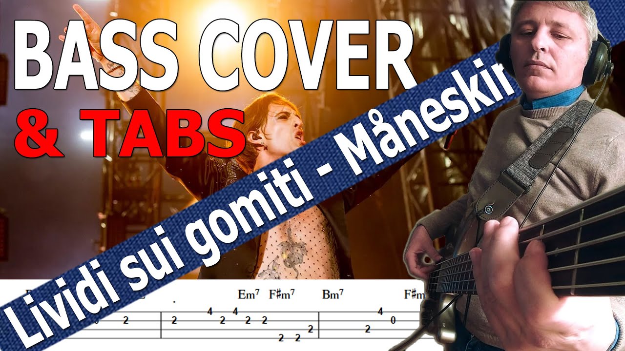 Lividi sui gomiti - Måneskin (Bass Cover) +TABS
