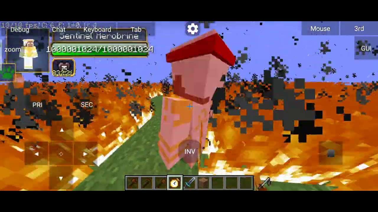 Sentinel Herobrine Vs All Creepypasta in Minecraft