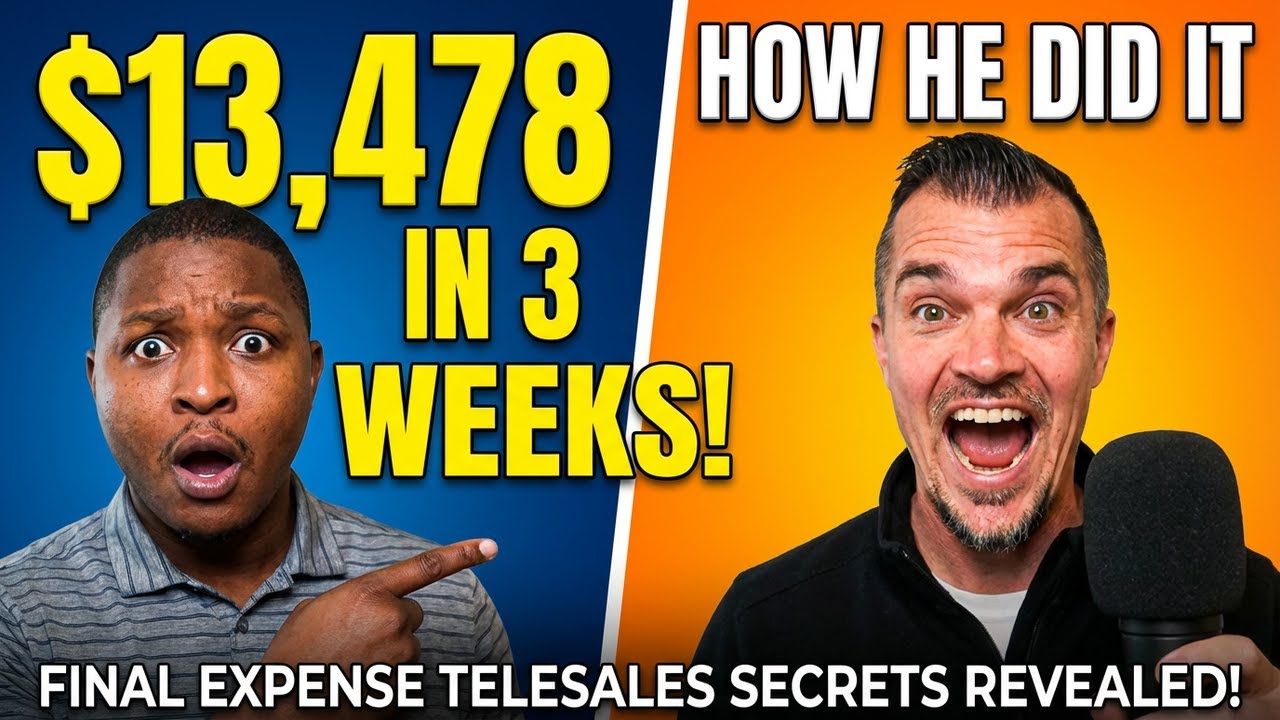 Final Expense Telesales Agent Tells All! 🔥$13,478AP 3-wks!