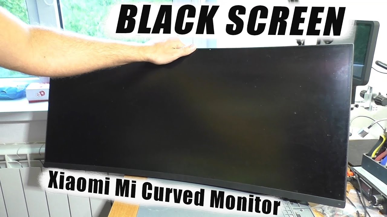 Нет изображения, черный экран / Изогнутый игровой монитор Xiaomi Mi 34