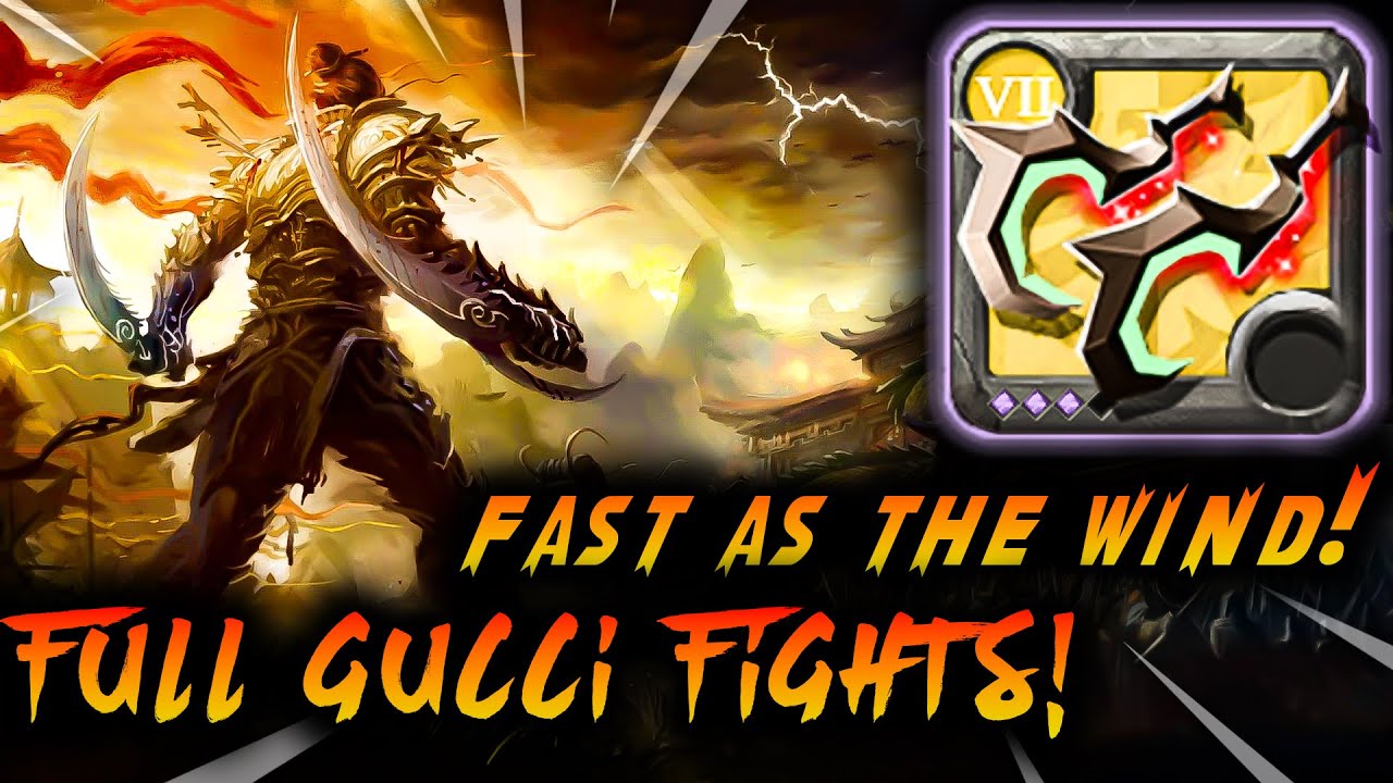 QUIET AS THE NIGHT, FAST AS THE WIND! DEATHGIVERS FULL GUCCI FIGHTS! | Albion Online PvP | #299