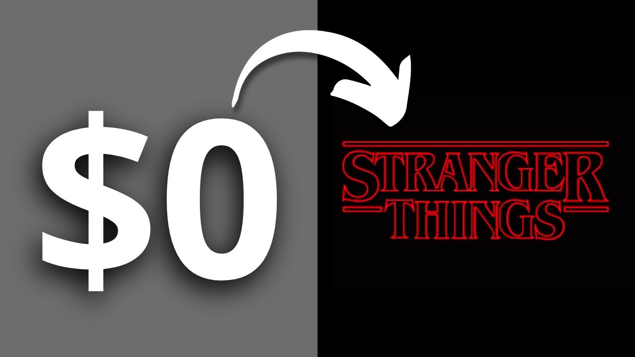 Stranger Things Intro From Netflix With Blender