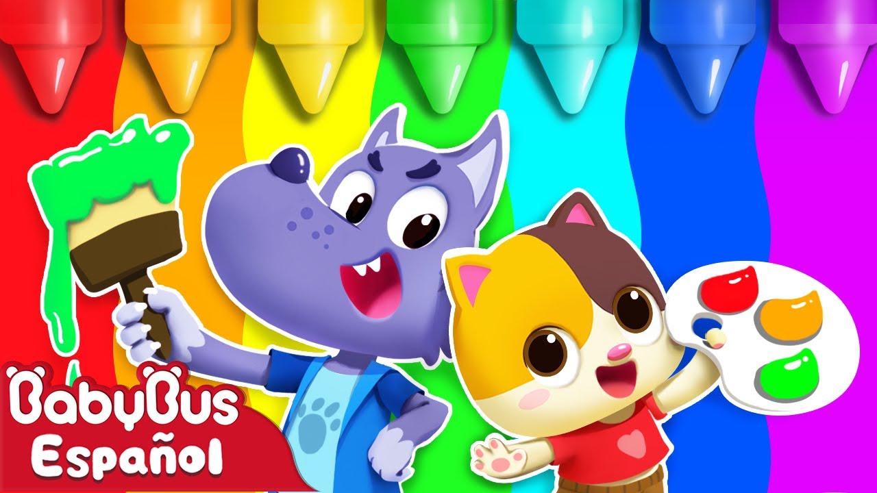 El Lobo Cambia los Colores🐺🎨 | Canciones Infantiles | Video Para Niños | BabyBus Español