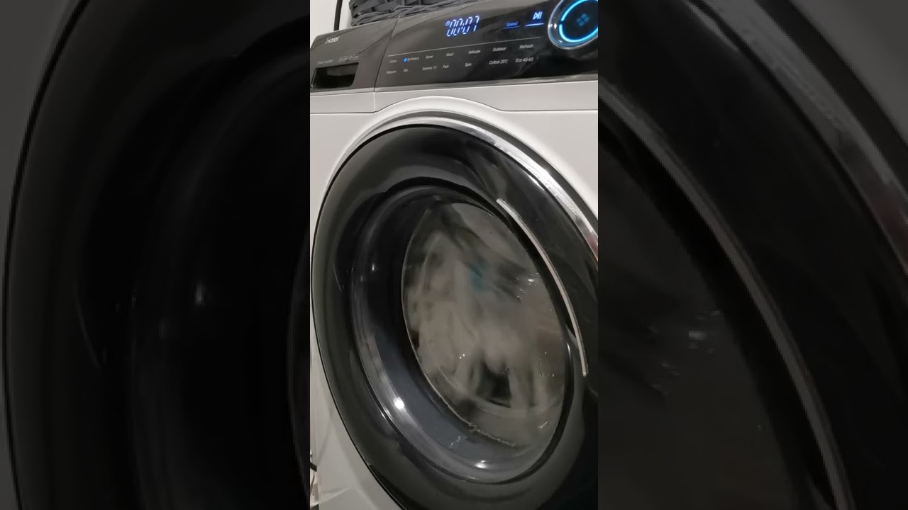 Haier HW80 Final rinse and spin