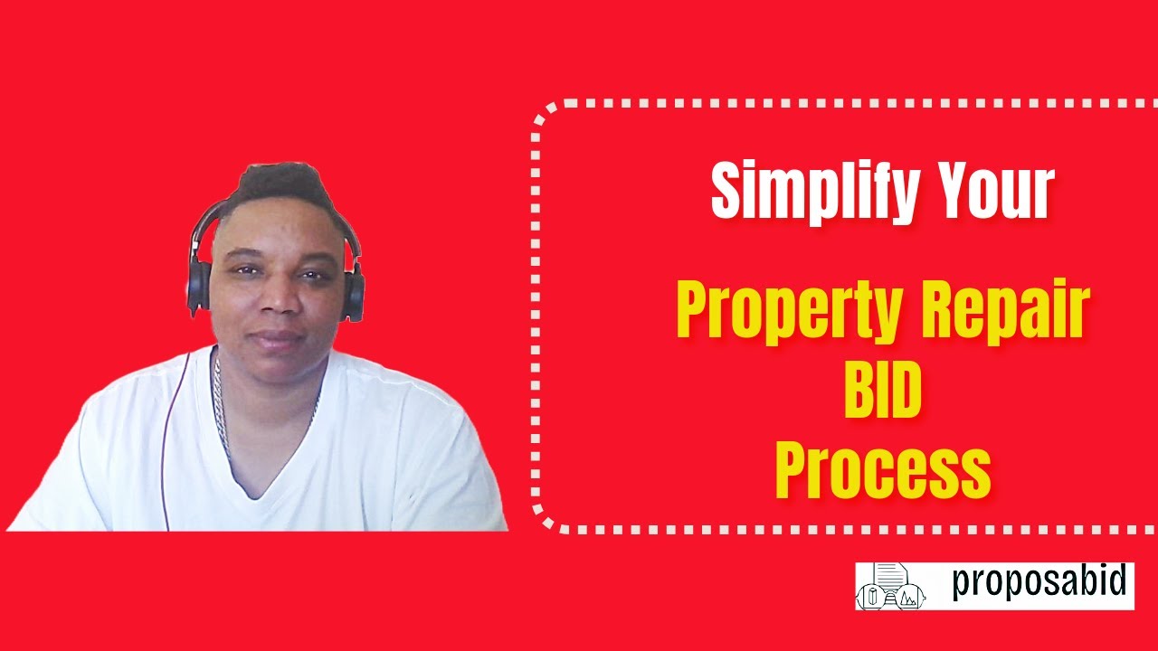 Simplify Your Property Repair Bid Process