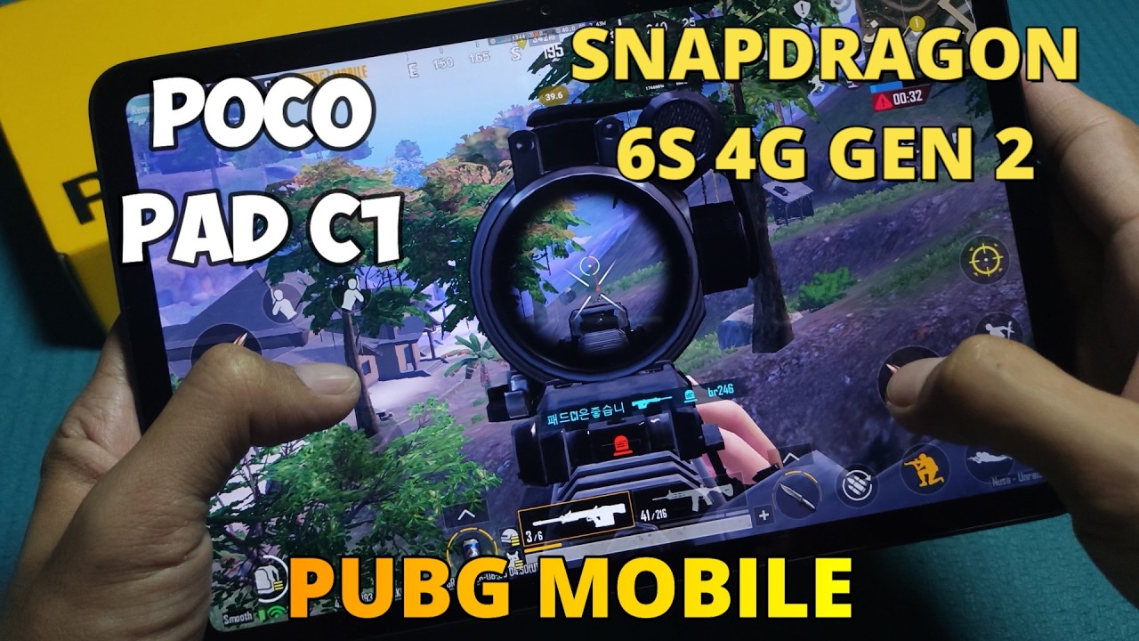 PUBG Mobile in Xiaomi POCO Pad C1