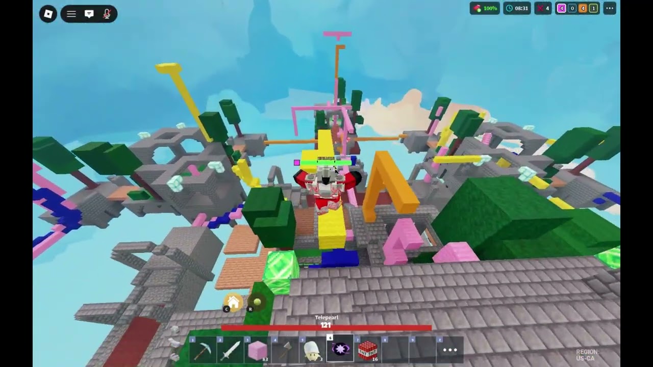 DUO q RANK in roblox BEDWARS with my BROTHER