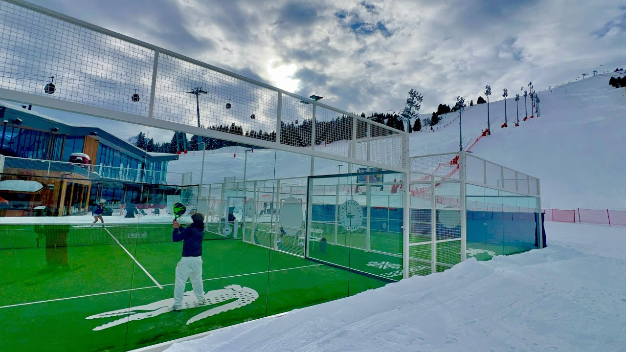 Padl and ski in Courchevel 1850