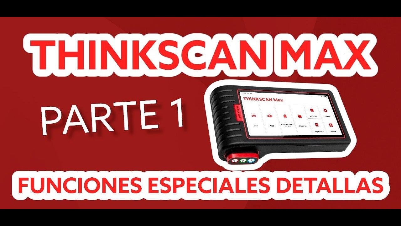 FUNCIONES ESPECIALES DETALLADAS THINKSCAN MAX PARTE 1