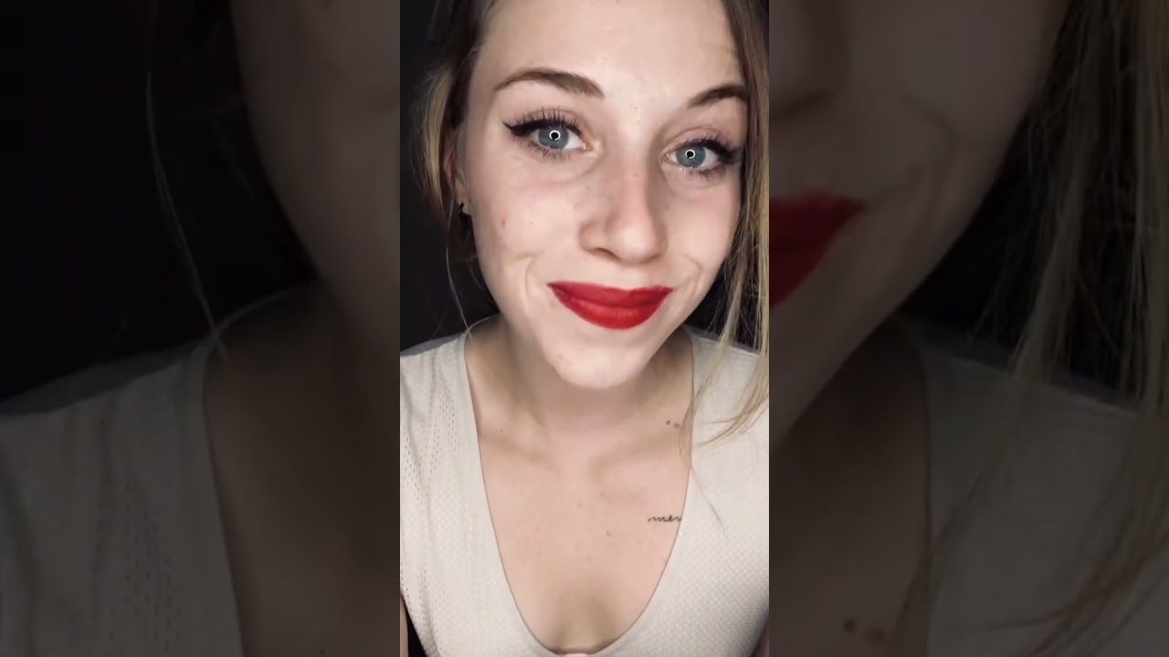 Blonde Sexy Smoking Girl