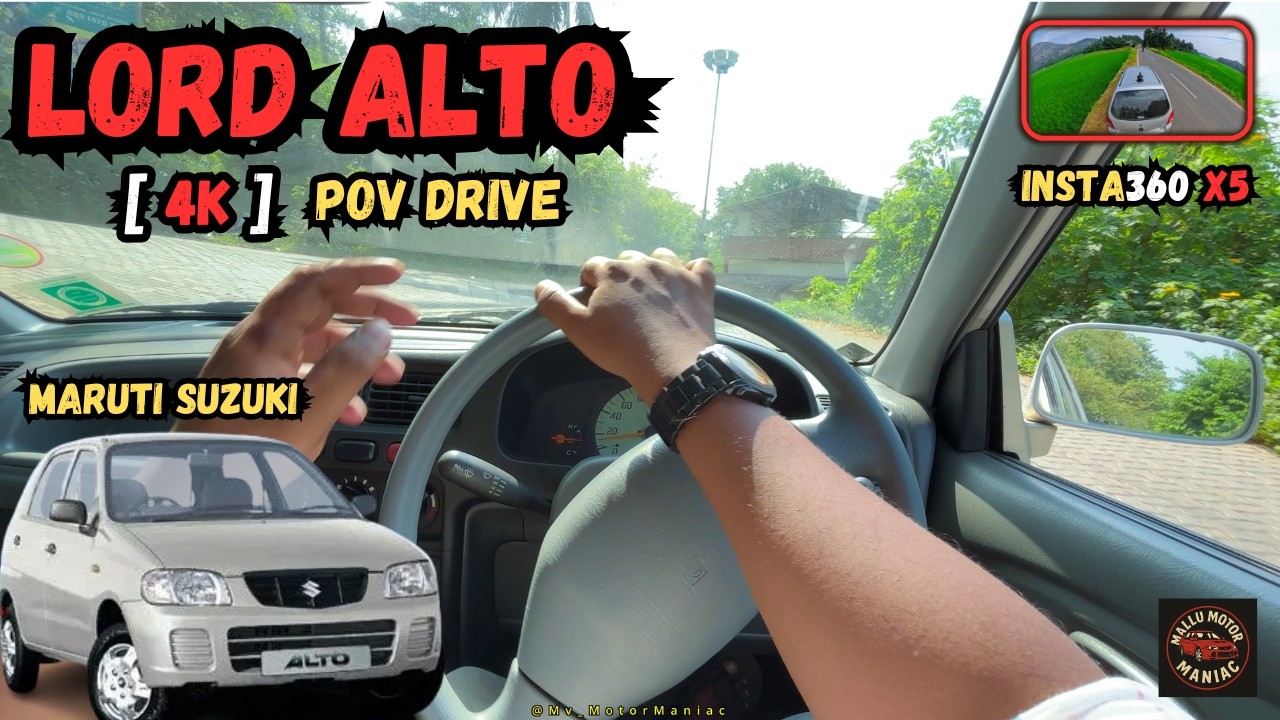 2009 Maruti Suzuki Alto POV [4K] | WHY Is This Old Car STILL So Popular?! #insta360x5 #lordalto