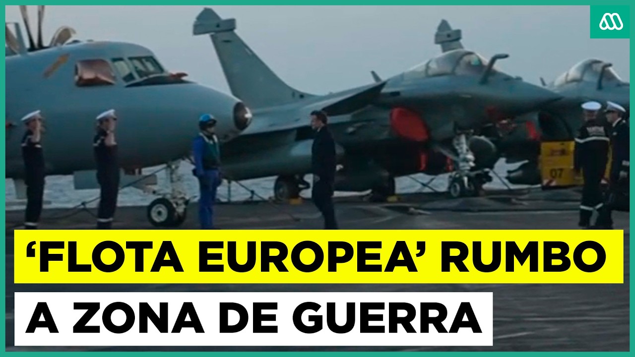 'Flota europea' rumbo a la zona de guerra en Medio Oriente: Macron anunció una operación armada