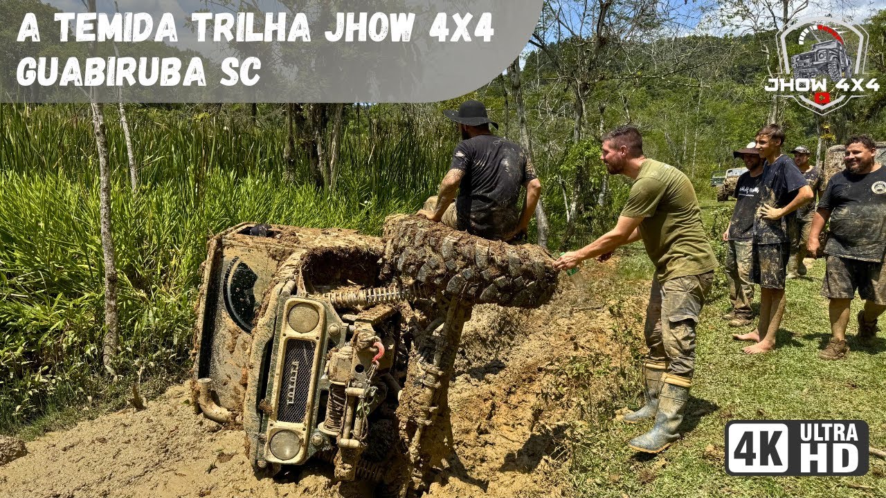 Trilha pesada com a Galera do Roda Presa Off Road! (Toyota Bandeirante Troller Jeep Samurai UTV)