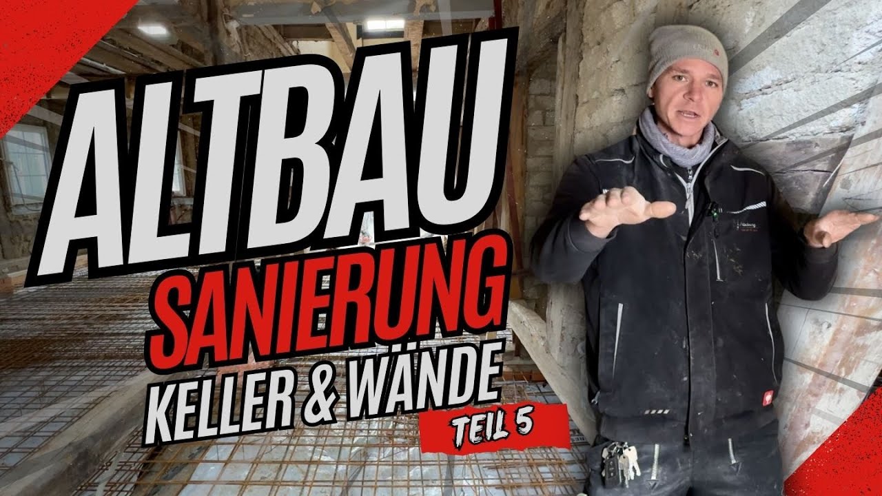 Energetische Altbausanierung eines Fachwerkhauses im Hunsrück | Teil 5: Keller & Fachwerksanierung