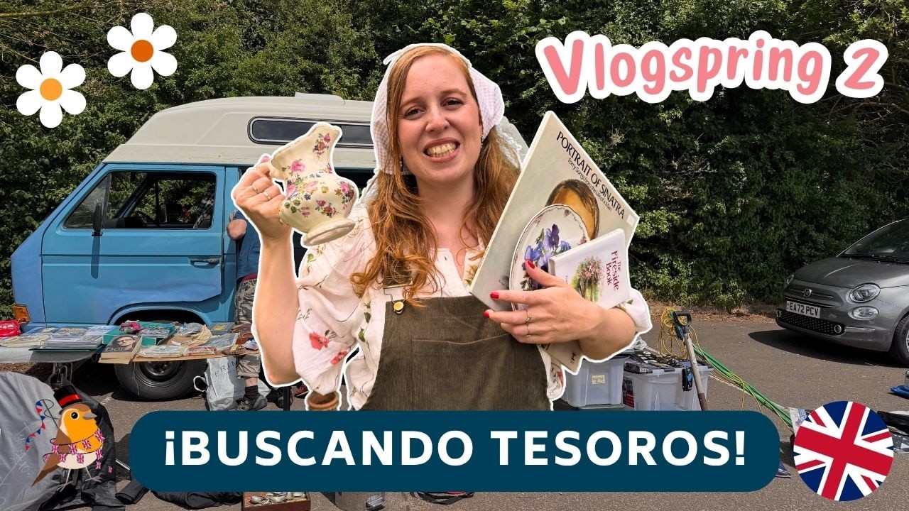 Así es un rastro en Inglaterra - Car Boot Sale 👜 | Vlogspring en Londres 🌸