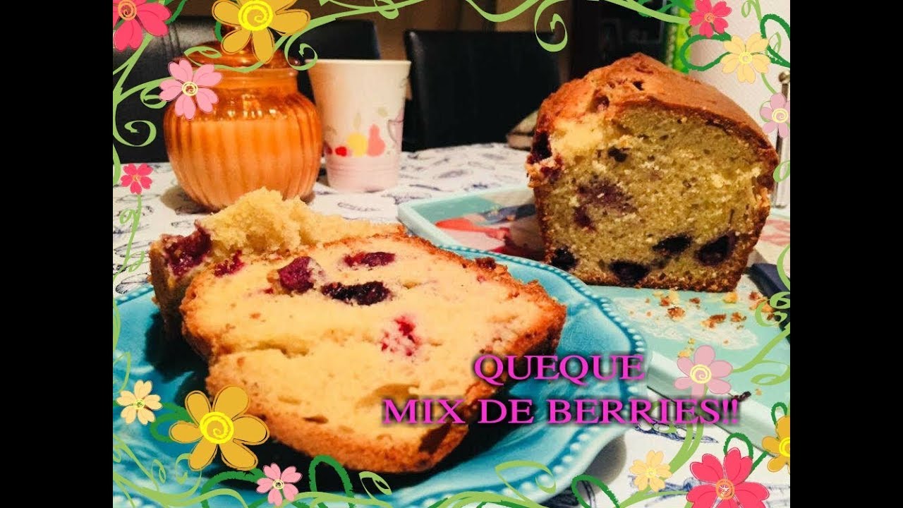 QUEQUE O BISCOCHO DE MIX BERRIES!!!
