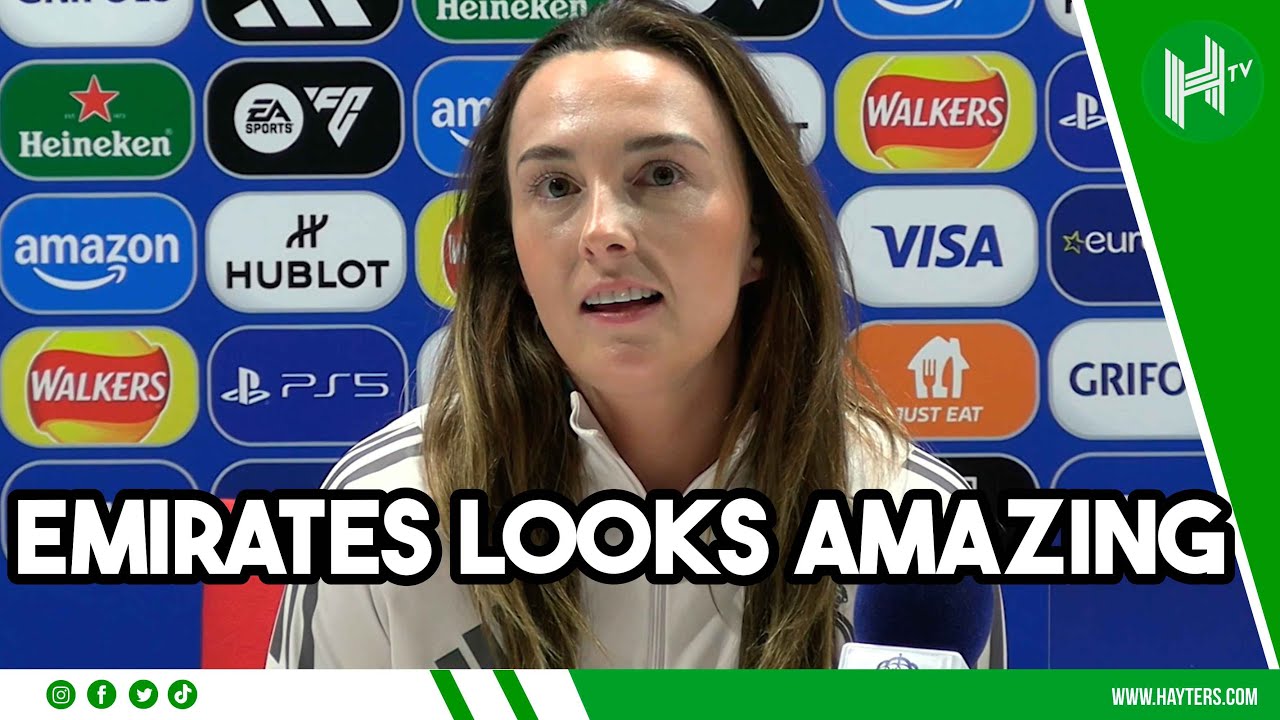 Can't wait to play at the Emirates! Pitch looks GREAT | Real Madrid star Caroline Weir
