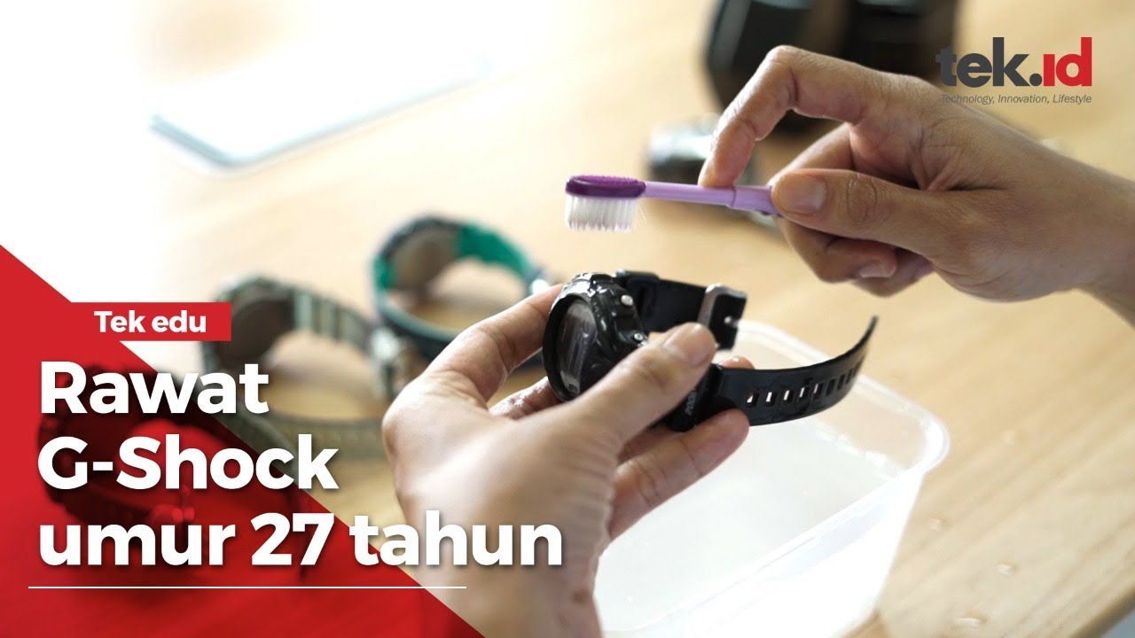 Cara merawat jam tangan G-Shock antik, awet sampai 27 tahun!