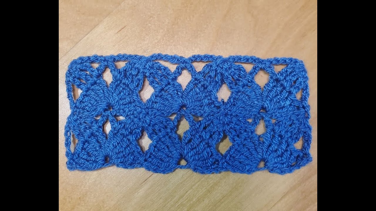 Crochet puntada facil y rapida