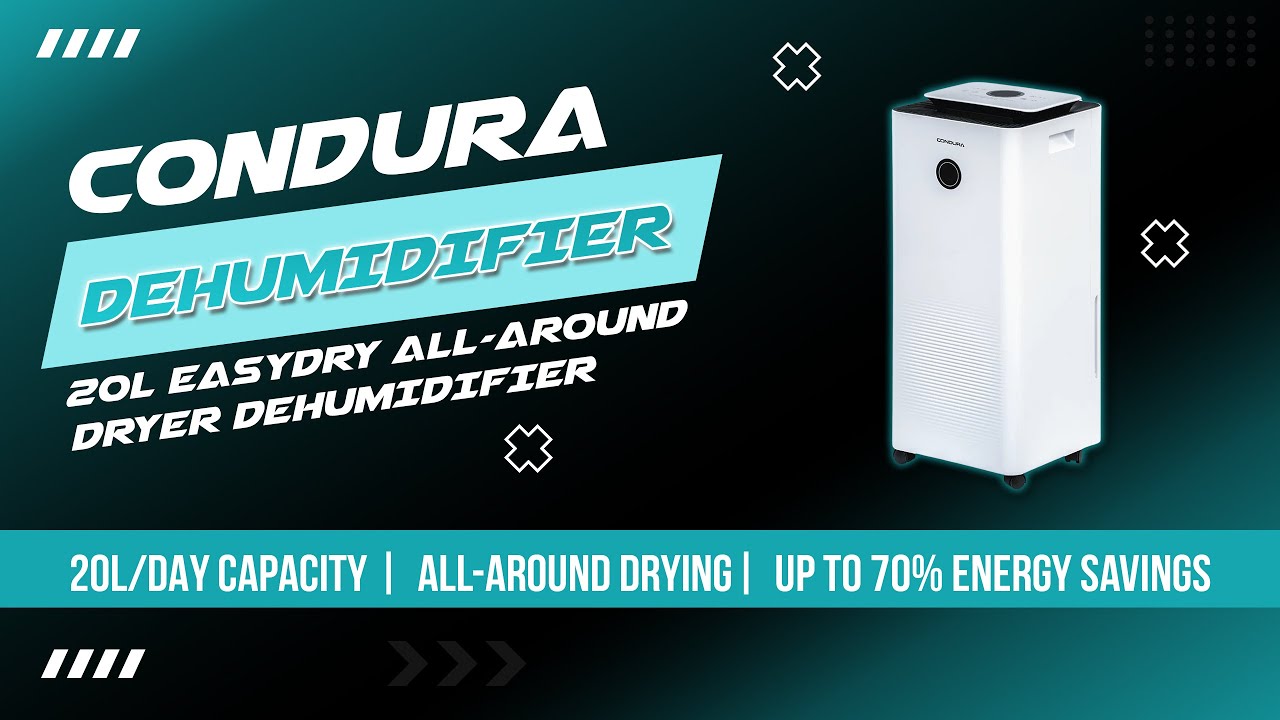 Condura 20L Dehumidifier Review | Powerful Moisture Control for Homes & Condos