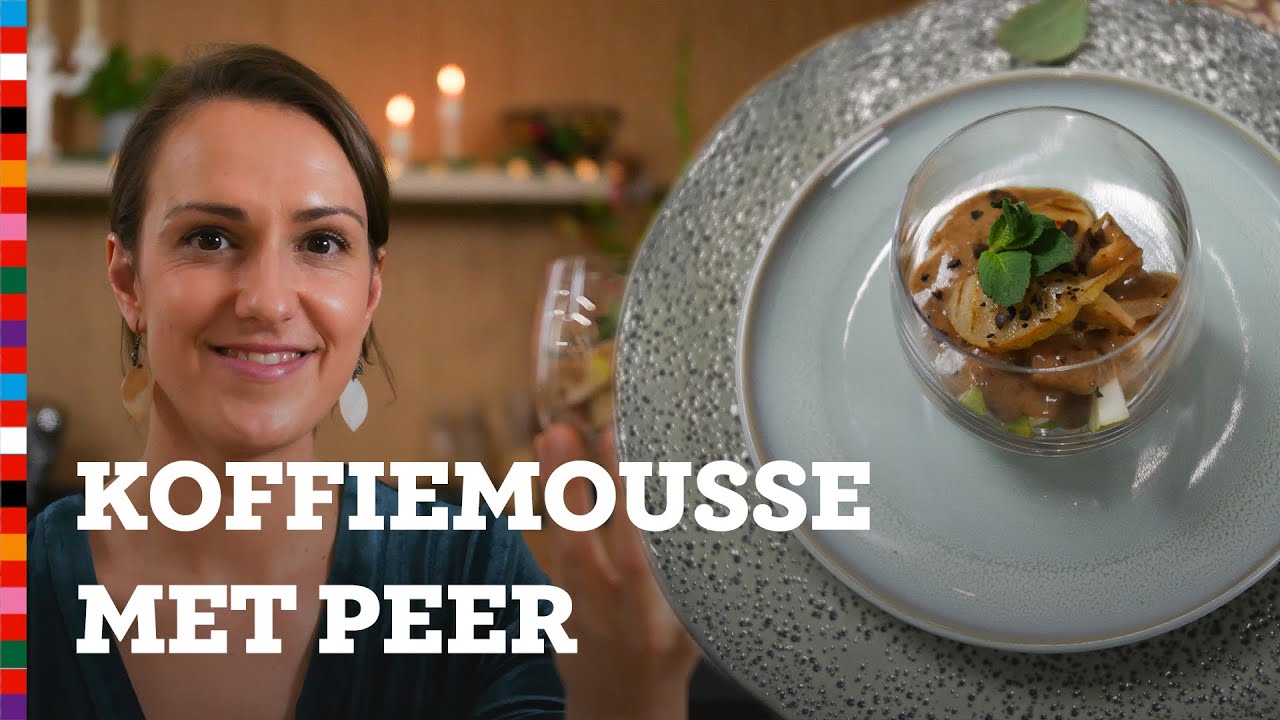 Kerstrecept 2020 | Koffiemousse met peer | Voedingscentrum