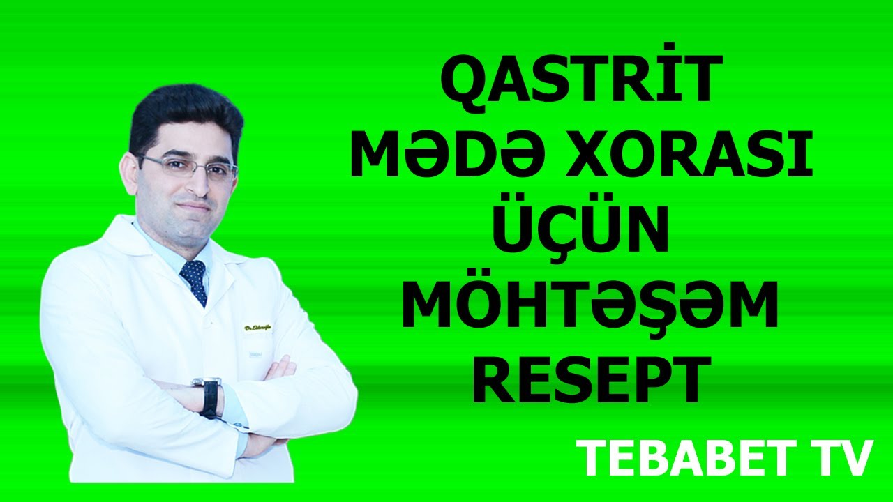 Bu Möhtəşəm Resept Qastrit və Mədə xorasını müalicə edir!