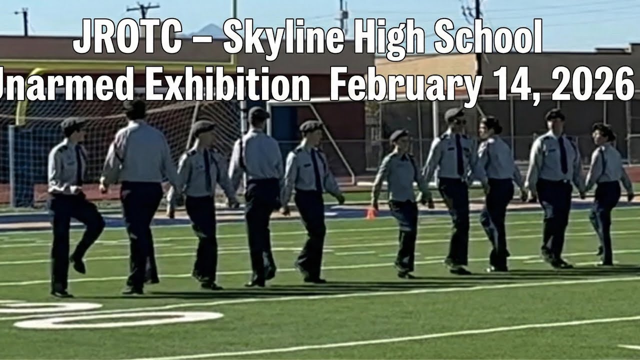 JROTC Skyline High School Unarmed exhibition 2/14/2026￼