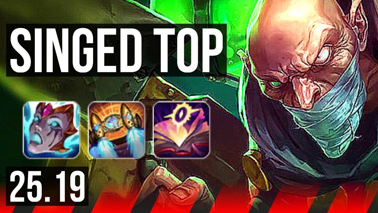 SINGED vs AMBESSA (TOP) | Rank 2 Singed, 1300+ games, 7/4/16 | EUW Challenger | 25.19