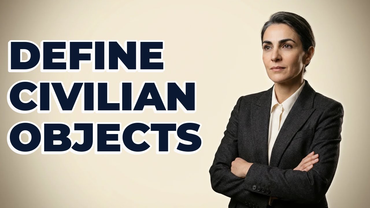 What Criteria Define Exclusively Civilian Objects in Conflict?