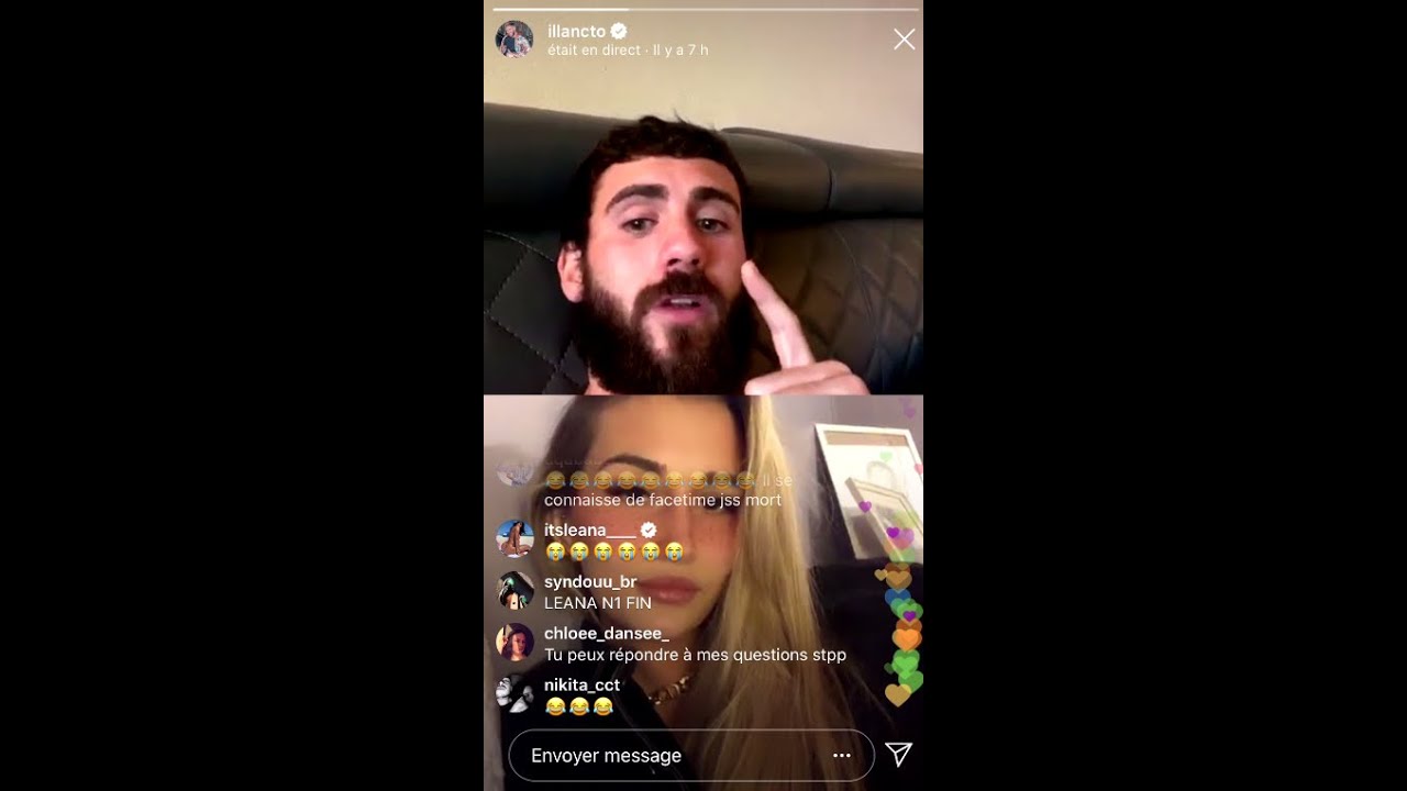 LA COPINE DE ILLAN  JALOUSE DE LÉANA !!! - LIVE INSTAGRAM