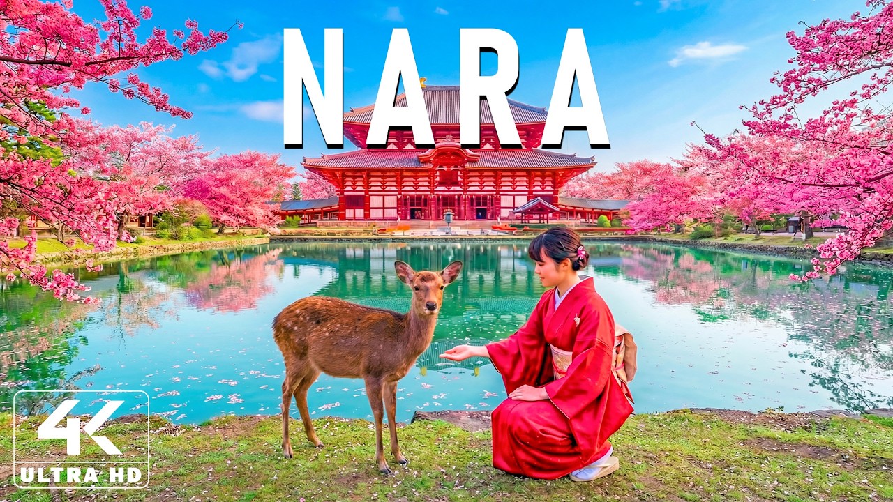 Spring in Nara 4K 🌸 Discover Kasuga Taisha, Stone Lanterns & Forest Sanctuary