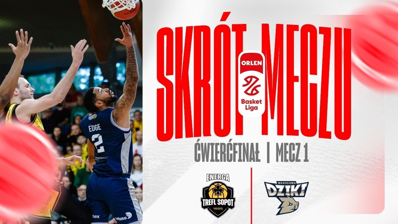 SKR&Oacute;T | Energa Trefl - Dziki | 1. mecz 1/4 play-off