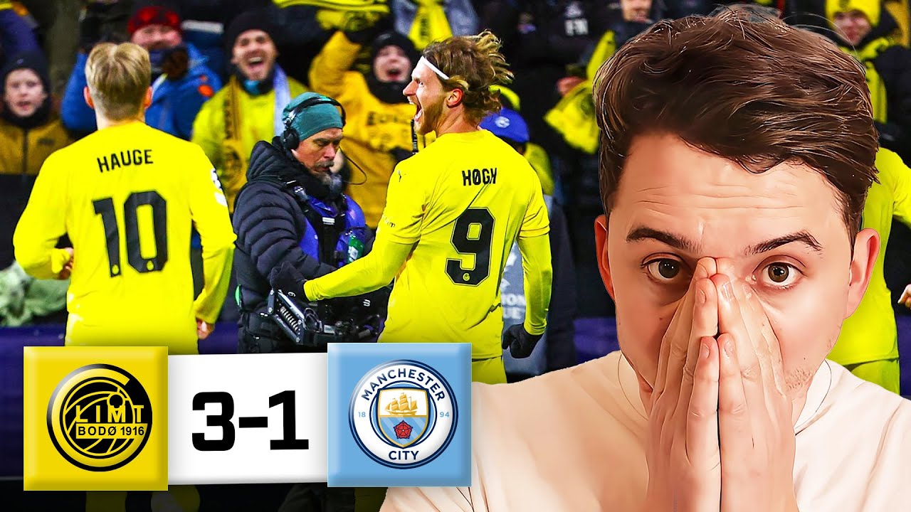 MAN CITY ARE FINISHED! BODO/GLIMT EMBARRASS CITY! BODO 3-1 MAN CITY