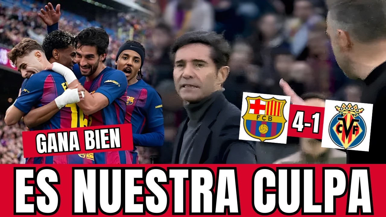 Barcelona 4 Villarreal 1! Ganan los de flock con Hat-Trick de Yamal!