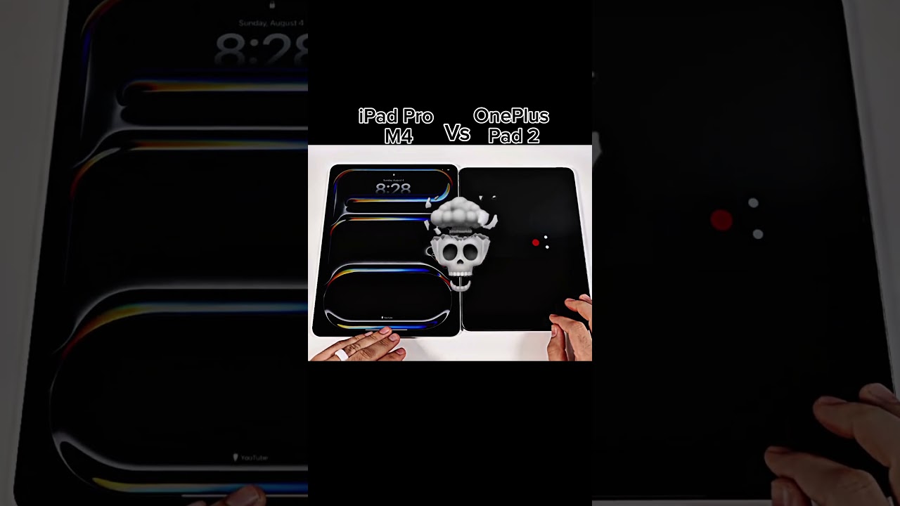 IPad Pro M4 vs OnePlus Pad 2 Speed Test✨🥶