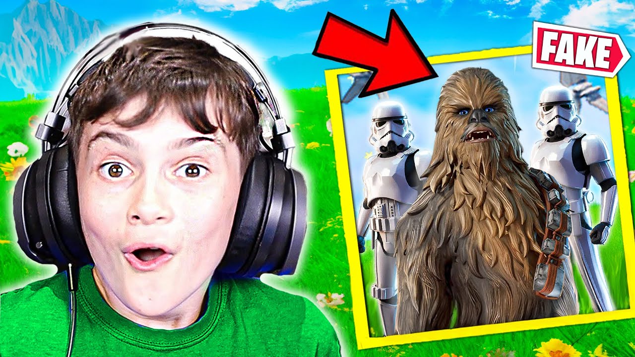 I Pretended To Be ALL STAR WARS Bosses in Fortnite!
