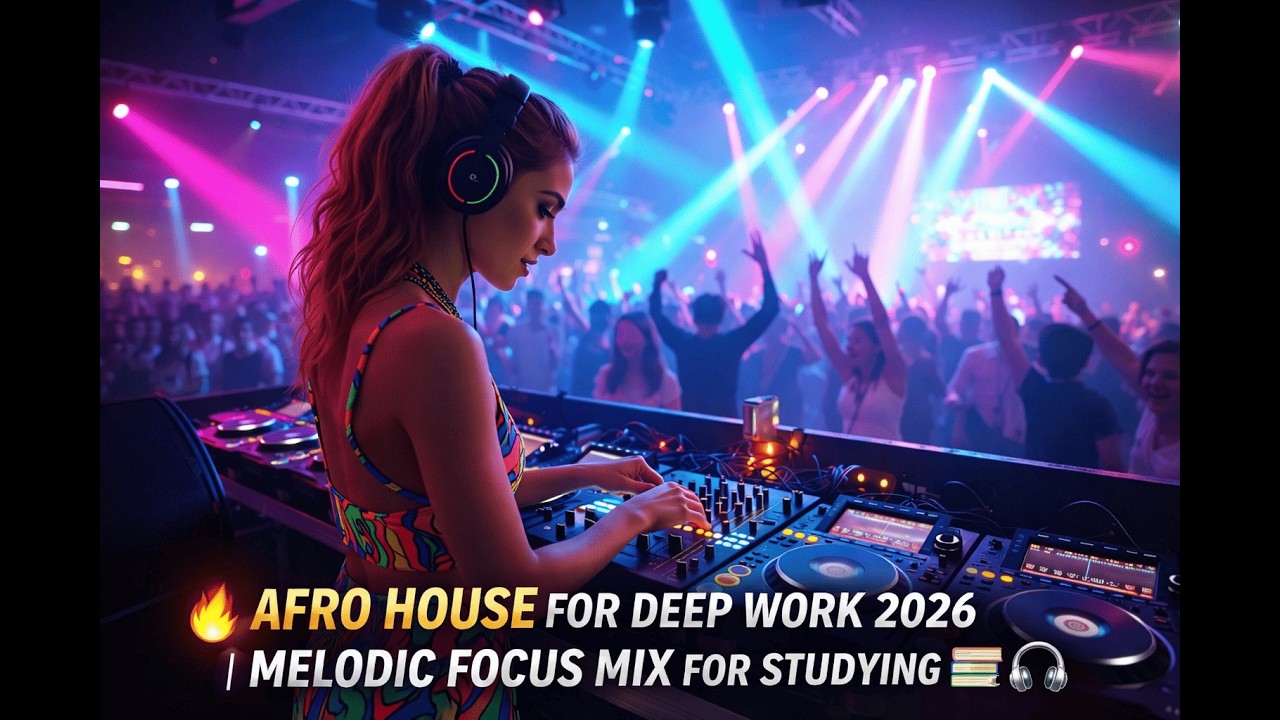 🔥 afro house for deep work 2026 | melodic focus mix for studying 📚⚡️🎧