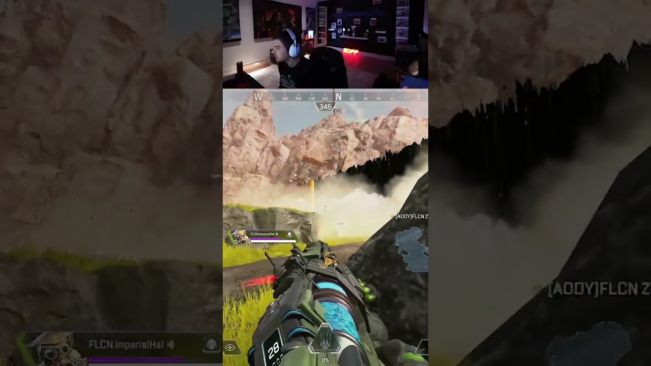 iiTzTimmy INSANE Trick shot on Hal in Apex Legends