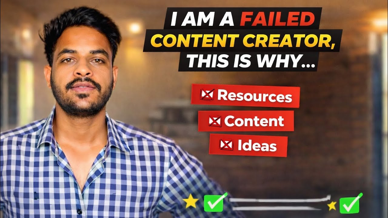 These things are stoping me from becoming a successful Youtuber.